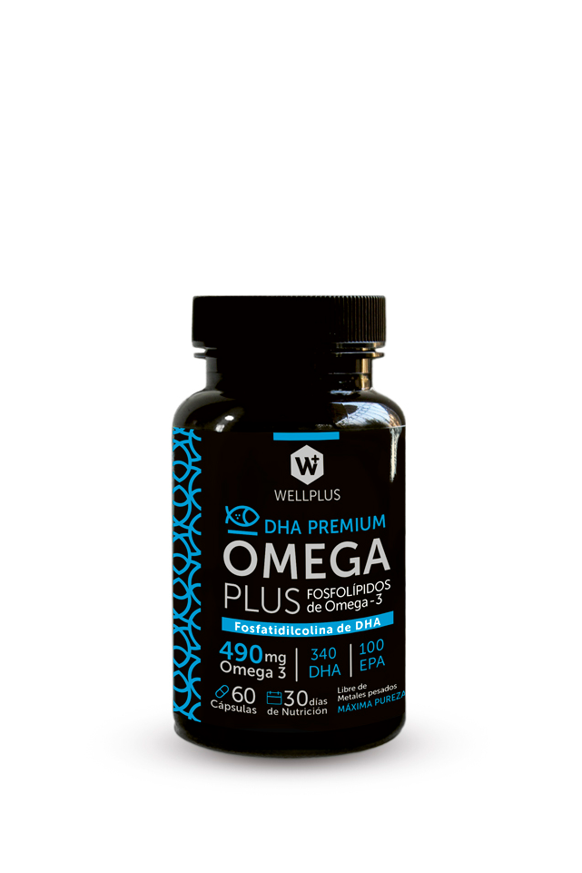Omega Plus 490mg (Fosfolípidos de Omega 3) 60 cápsulas